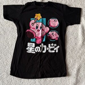 Kirby tshirt graphic